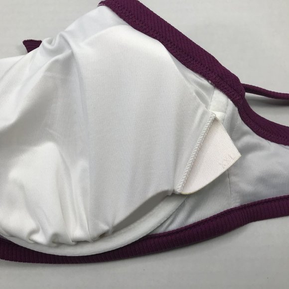 Shade And Shore Women's Sz. 36DD Tie Strap Textured Bralette Bikini Swim Top New - Picture 13 of 13